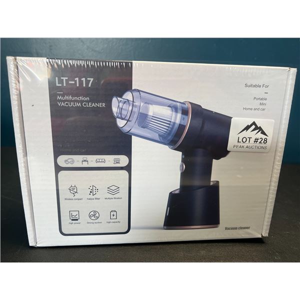 Lot of 1 Multi-Function Vacuum Cleaner/Rechargeable Air Duster Blower - Brand New Sealed!