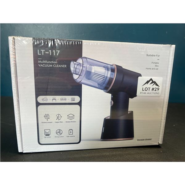Lot of 1 Multi-Function Vacuum Cleaner/Rechargeable Air Duster Blower - Brand New Sealed!r