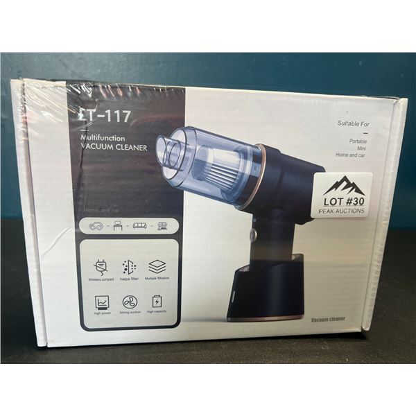 Lot of 1 Multi-Function Vacuum Cleaner/Rechargeable Air Duster Blower - Brand New Sealed!