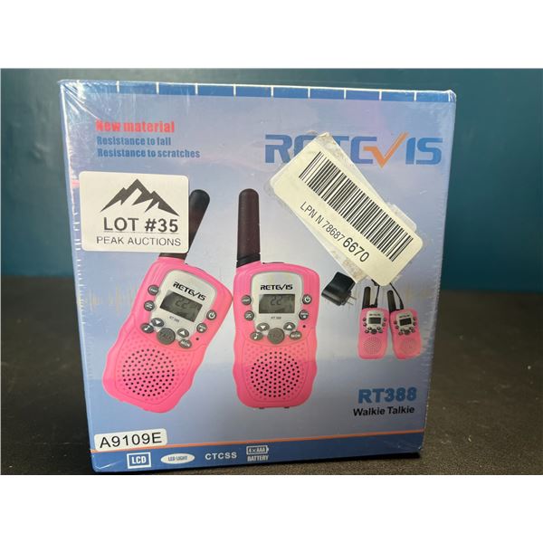 Lot of Retevis Walkie-Talkies - 2PCS