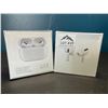Image 1 : Lot of 2 Pairs of True Wireless Earbuds w/ Wireless Charging Case - White