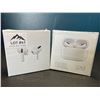 Image 1 : Lot of 2 Pairs of True Wireless Earbuds w/ Wireless Charging Case - White