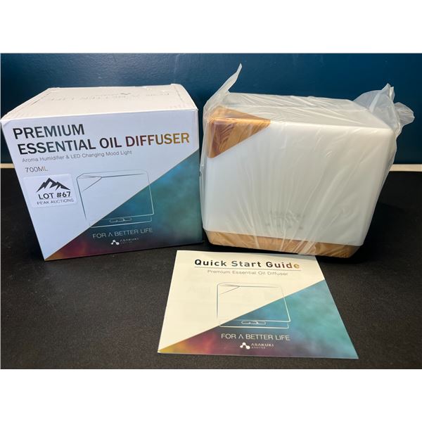 Lot of 1 Asakuki Premium Essential Oil Aroma Diffuser w/ 7 LED Light Colours