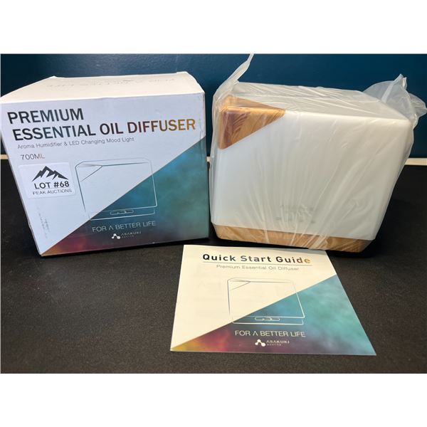 Lot of 1 Asakuki Premium Essential Oil Aroma Diffuser w/ 7 LED Light Colours