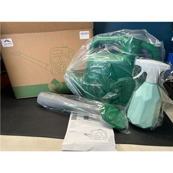 Lot of 1 6L Watering/Gardening Can w/ Spray Bottle