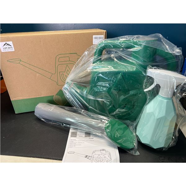 Lot of 1 6L Watering/Gardening Can w/ Spray Bottle