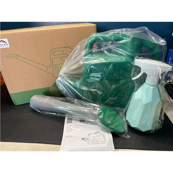 Lot of 1 6L Watering/Gardening Can w/ Spray Bottle