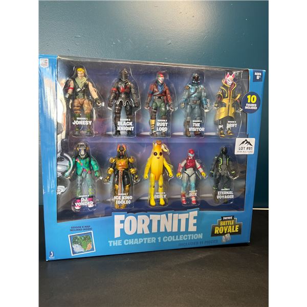 Lot of 1 Fortnite The Chapter 1 Collection 11PC Toy Figure Set