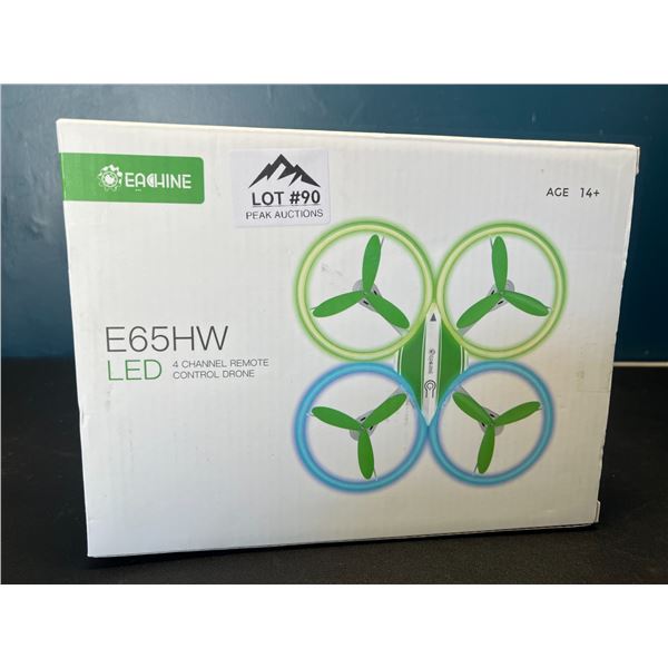 Lot of 1 Eachine E65HW LED 4-Channel Remote Control Drone