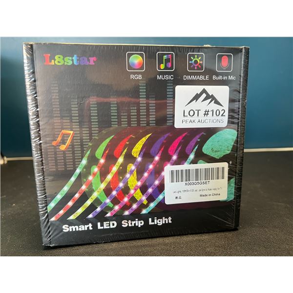 Lot of 1 Smart LED RGB Strip Light Kit (100FT Long Length!)