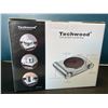 Image 2 : Lot of 1 Techqwood Infrared Cooktop/Portable Burner