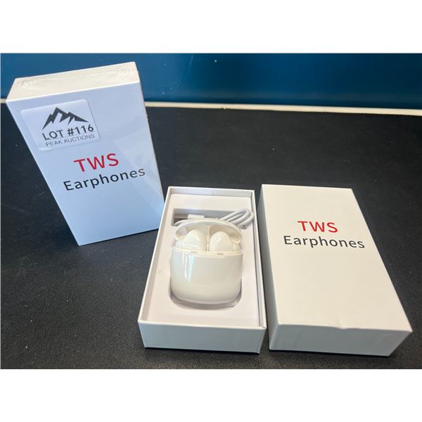 Lot of 2 Pairs of TWS Earphones/Bluetooth Earbuds
