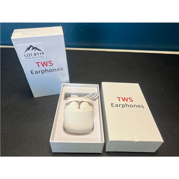 Lot of 2 Pairs of TWS Earphones/Bluetooth Earbuds