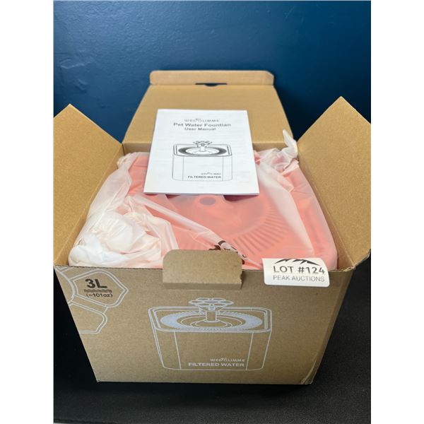 Lot of 1 Automatic Pet Water Fountain - For Cats or Dogs