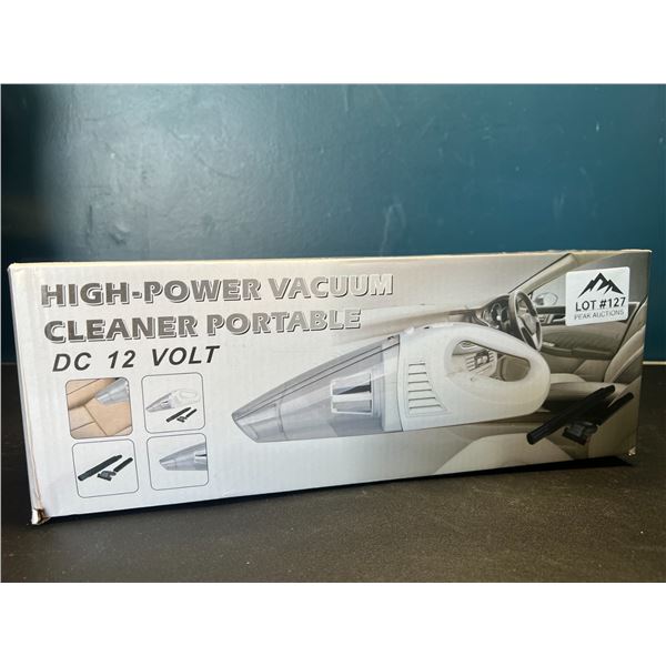 Lot of 1 High-Power Portable Car Vacuum - DC 12V
