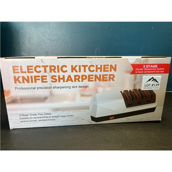 Lot of 1 Electric Kitchen Knife Sharpener