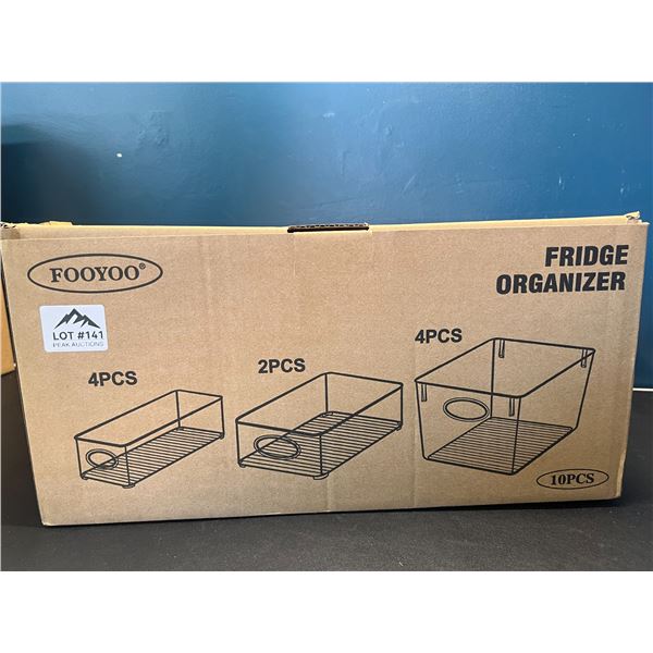 Lot of Plastic Fridge Storage Containers - 10PC Set