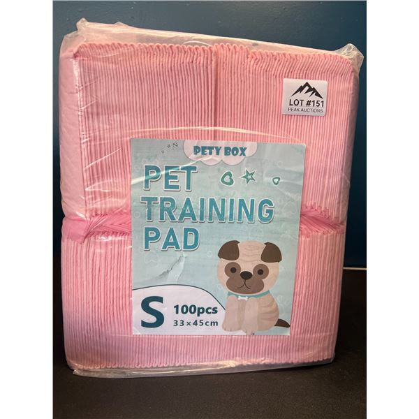 Lot of 1 Pack of Pet Training/Puppy Pads - 100PCS - 33x45cm