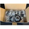 Image 2 : Lot of 2 Boxes of Roller-Blade Style Wheels for Office Chairs