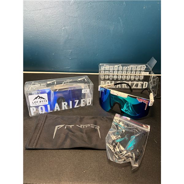 Lot of 2 Pit Viper Polarized Sunglasses