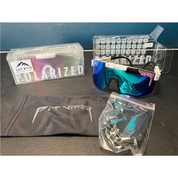 Lot of 2 Pit Viper Polarized Sunglasses