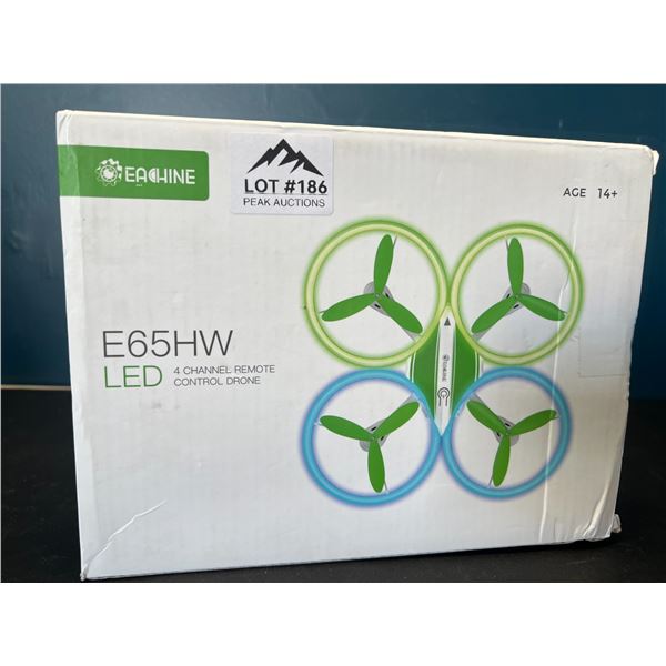 Lot of 1 Eachine E65HW LED 4-Channel Remote Control Drone