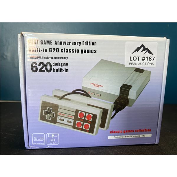 Lot of 1 Mini Game Anniversary Edition Entertainment System - 620 Classic/Retro Games Built-In