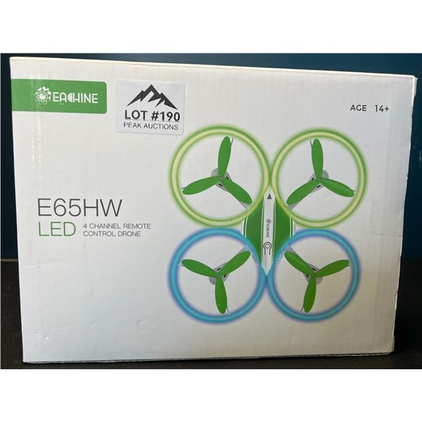 Lot of 1 Eachine E65HW LED 4-Channel Remote Control Drone