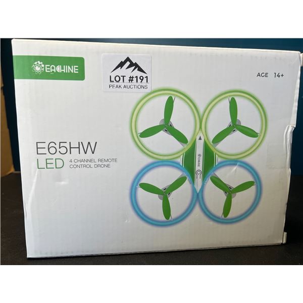 Lot of 1 Eachine E65HW LED 4-Channel Remote Control Drone