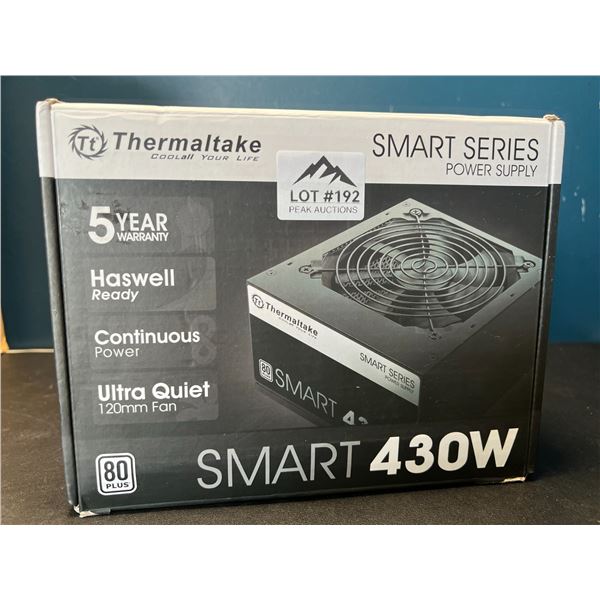 Lot of 1 Thermaltake SmartSeries 430W PC Power Supply