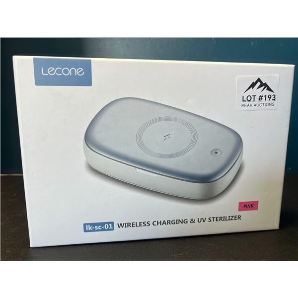 Lot of 1 Wireless Charging Station/UV Sterilizer