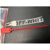 Image 3 : Lot of 3 Off-White Keychain Rubber Lanyards