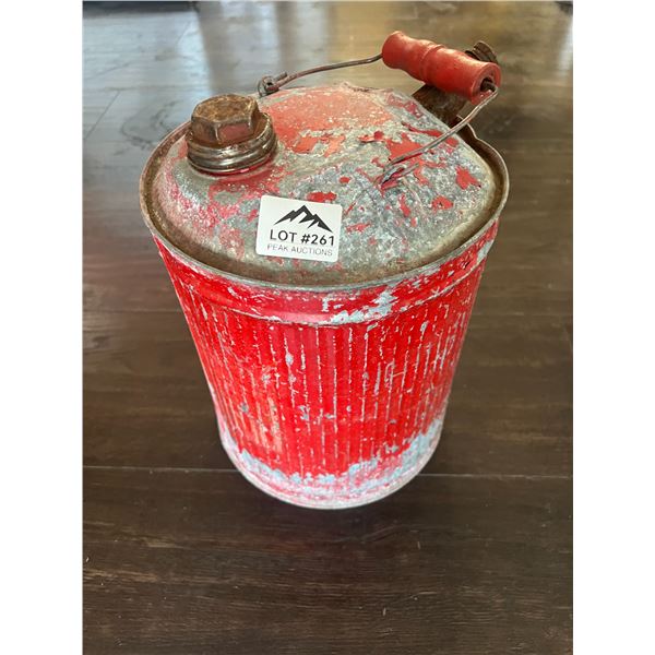 Lot of 1 Retro/Vintage Gas Can - Used