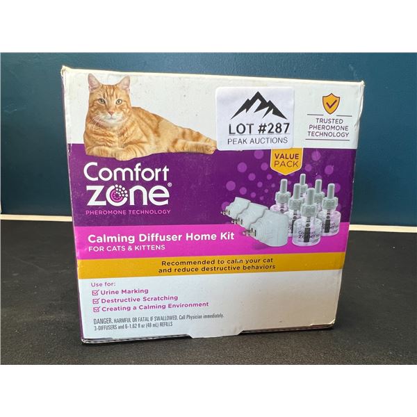 Lot of 1 ComfortZone Calming Diffuser Home Kit for Cats & Kittens