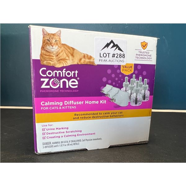 Lot of 1 ComfortZone Calming Diffuser Home Kit for Cats & Kittens