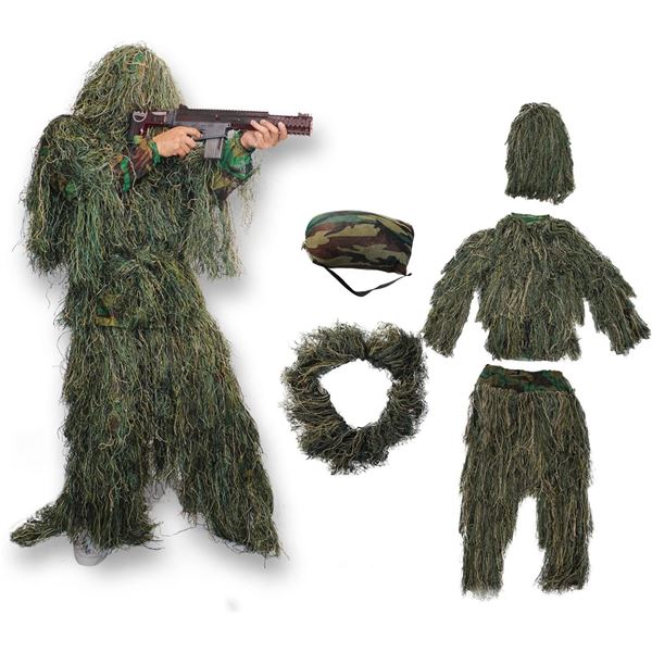 Lot of 1 Youth Camoflauge Ghillie Suit