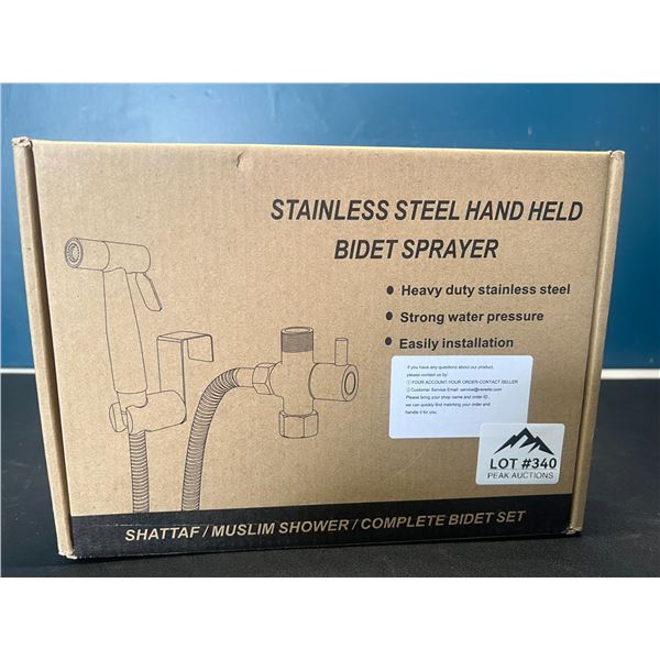 Lot of 1 Stainless Steel Handheld Bidet Sprayer