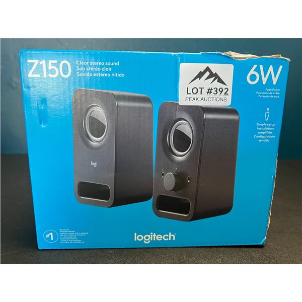 Lot of Logitech Z150 Clear Stereo Sound PC Speakers