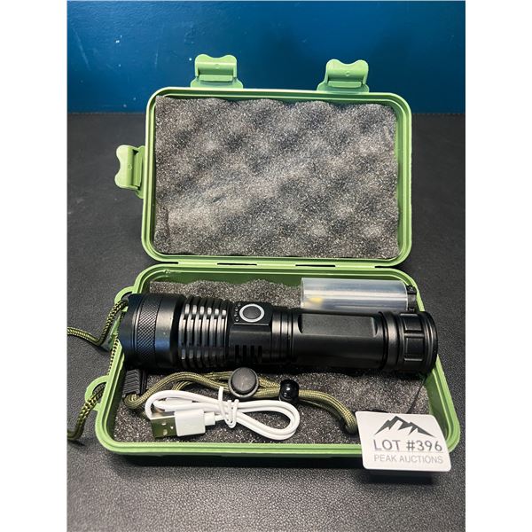 Lot of 1 Rechargeable Tactical Flashlight