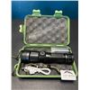 Image 1 : Lot of 1 Rechargeable Tactical Flashlight