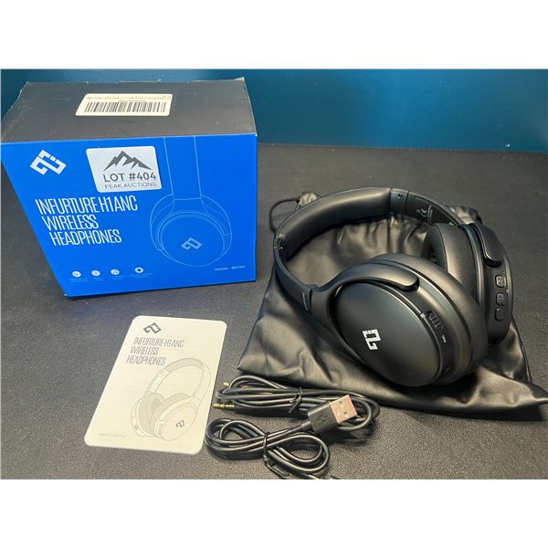 Lot of 1 Pair of H1 Active Noise CancellingWireless Over-Ear Bluetooth Headphones