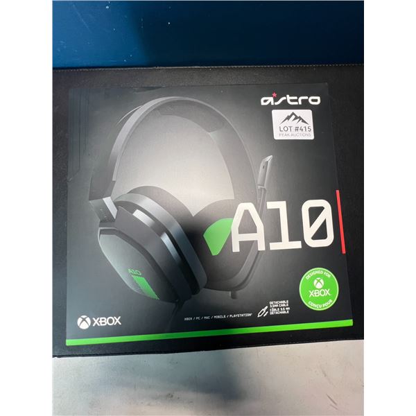 Lot of 1 ASTRO A10 Gaming Headset for PC/Mac, PS5, Xbox Series X/S, Switch, & Mobile