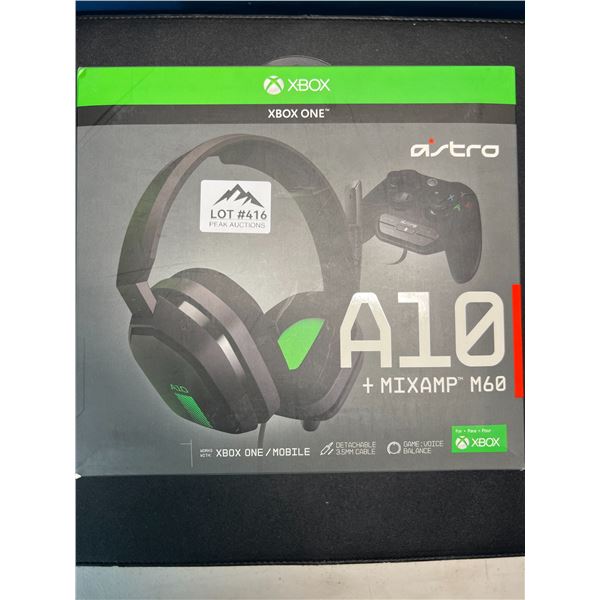 Lot of 1 Astro A10 Gaming Headset + MixAmp M60 for Xbox One