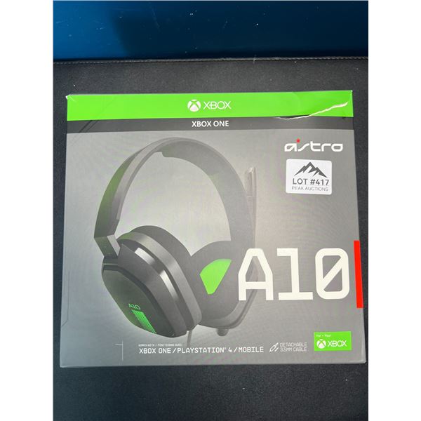 Lot of 1 ASTRO A10 Gaming Headset for PC/Mac, PS5, Xbox Series X/S, Switch, & Mobile