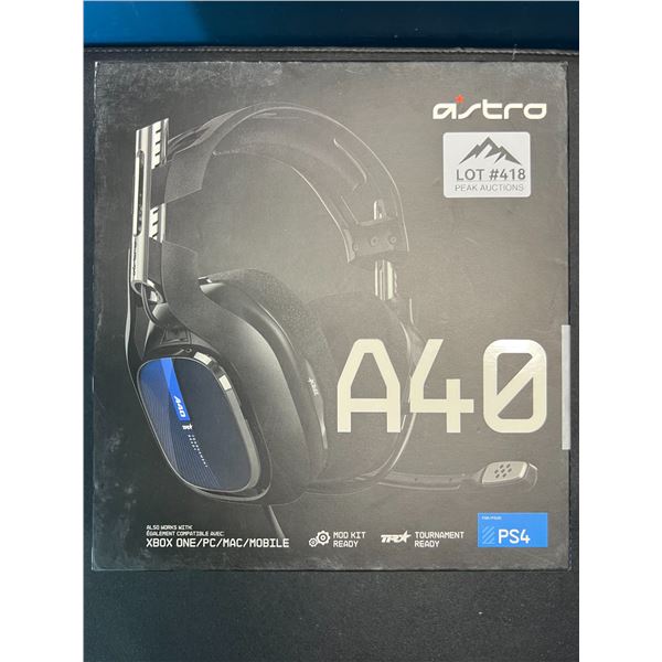 Lot of 1 ASTRO A40 Gaming Headset for Playstation/Xbox/PC/Mac/Mobile