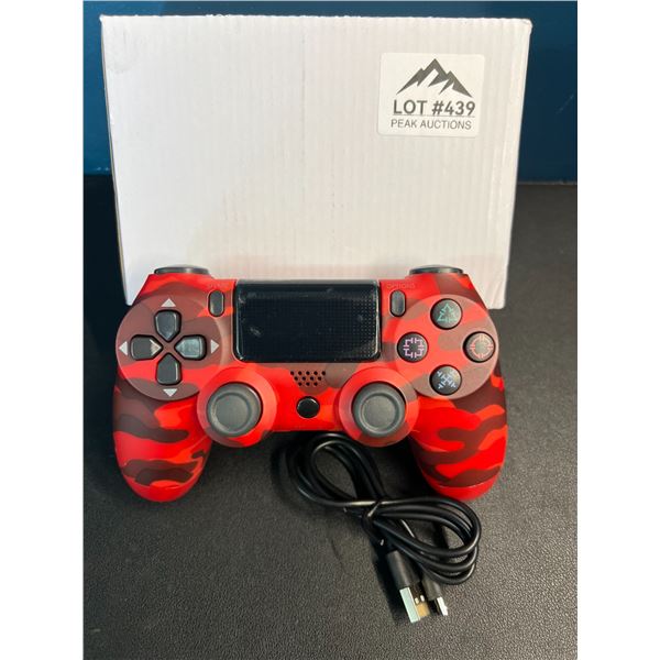 Lot of 1 Playstation 4 Controller - Red Tiger