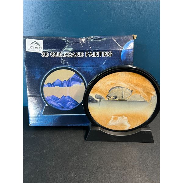 Lot of 1 Decorative 3D Quicksand Water Painting