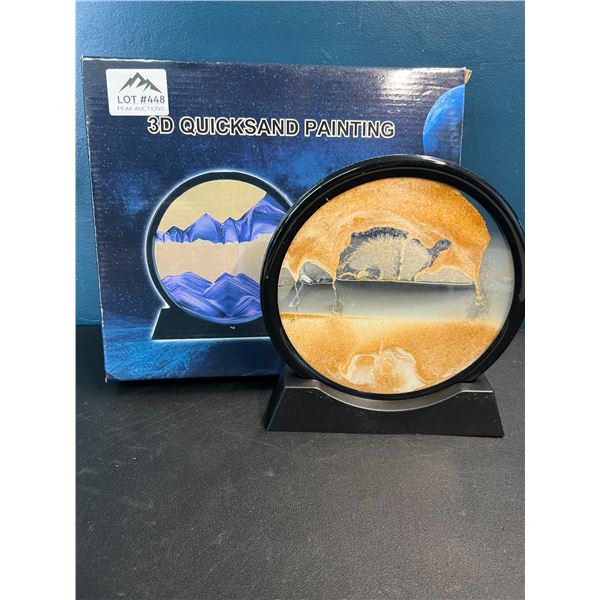 Lot of 1 Decorative 3D Quicksand Water Painting