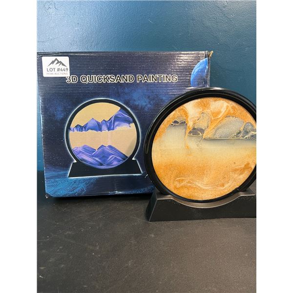 Lot of 1 Decorative 3D Quicksand Water Painting