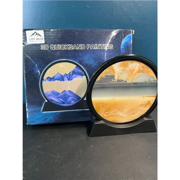 Lot of 1 Decorative 3D Quicksand Water Painting